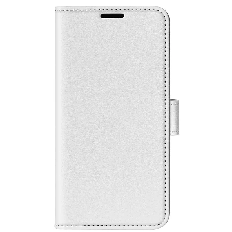 PU Leather Crazy Horse Texture Protective Cover for Nokia G11 Plus 4G, Folio Flip Wallet Stand Magnetic Clasp Phone Case - White