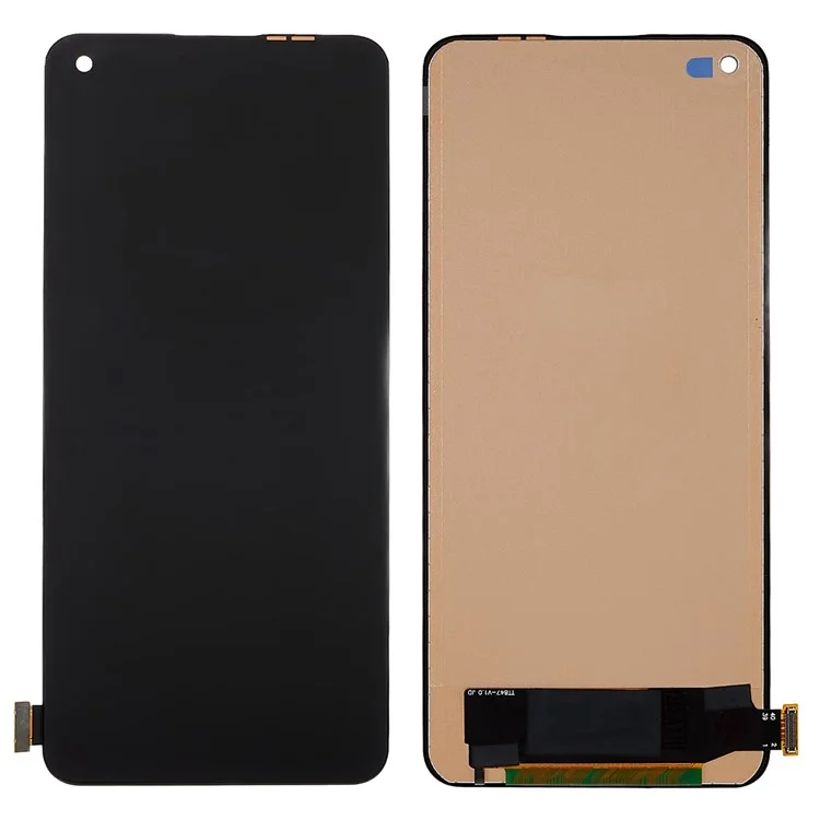 Для Lcd-экрана и Сборочной Части OnePlus 8T Grade C и Сборочной Сборы (TFT Technology) (не Поддерживает Обозначение Отпечатков Пальцев) (без Логотипа)