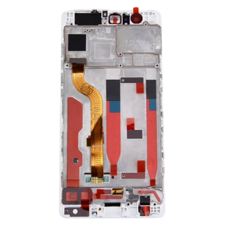 For Huawei P9 Grade C LCD Screen and Digitizer Assembly + Frame (without Logo) - White