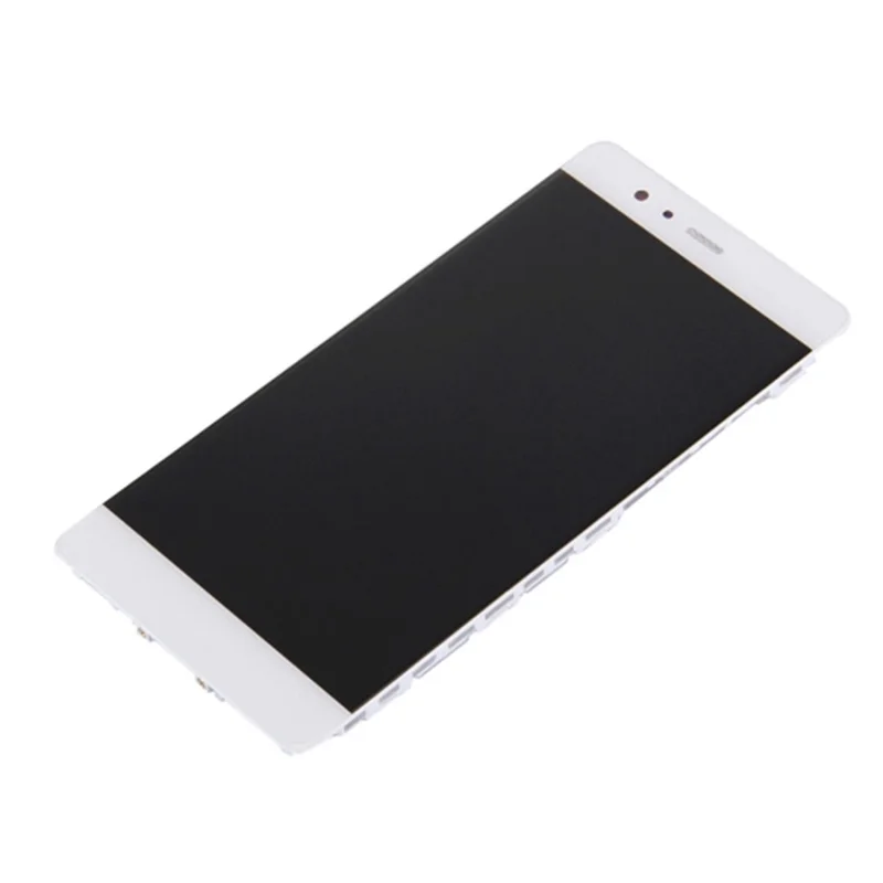 Per Huawei P9 Grade C LCD Schermo e Digitazer Assembly + Frame (senza Logo) - Bianca