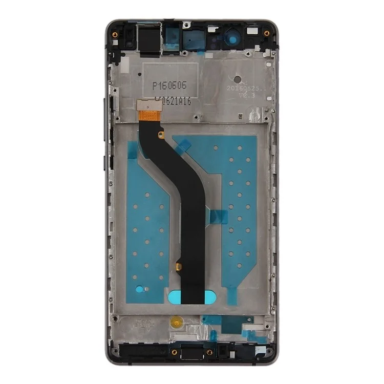 Para Huawei P9 Lite (2016) Grado C Montaje de pantalla LCD y digitalizador + Marco (sin logotipo) - Negro