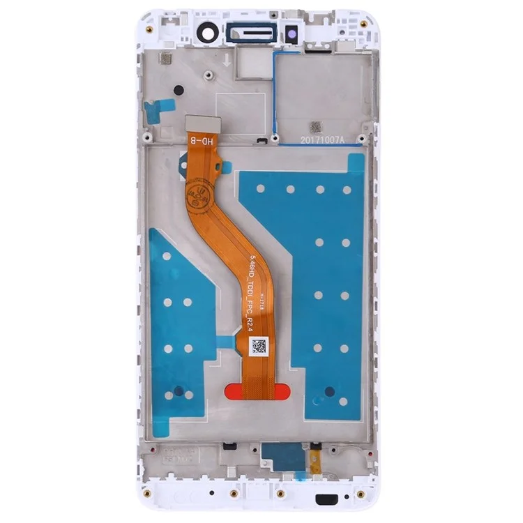 For Huawei Mate 9 Lite / Y7 Prime (2017) / Enjoy 7 Plus / Y7 (2017) Grade C LCD Screen and Digitizer Assembly + Frame (without Logo) - White