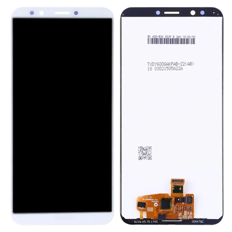For Huawei Y7 (2018) / Y7 Prime (2018) / Y7 Pro (2018) Grade C LCD Screen and Digitizer Assembly Replacement Part (without Logo) - White
