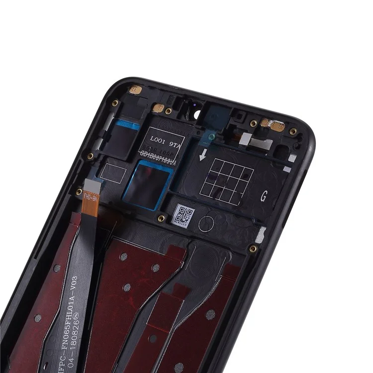 Para Huawei Honor 8x Grado C LCD y Conjunto de Reemplazo de Marco + Parte de Reemplazo (tecnología Cog) (sin Logotipo) - Negro