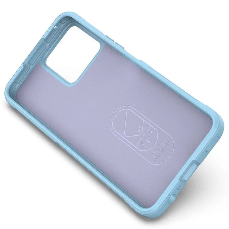 For Honor X8 4G / X30i Custodia protettiva rigida antiurto in TPU flessibile - Baby Blue