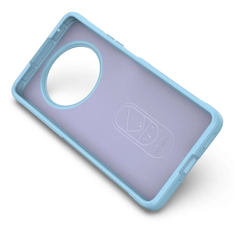 Pour Honor X30 5G  /  X9 4G / 5G Coque de protection arrière en TPU souple et résistante aux chocs pour téléphone portable - Bleu ciel