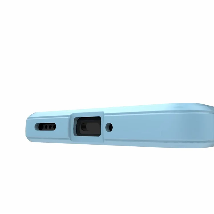 Pour Honor X30 5G  /  X9 4G / 5G Coque de protection arrière en TPU souple et résistante aux chocs pour téléphone portable - Bleu ciel