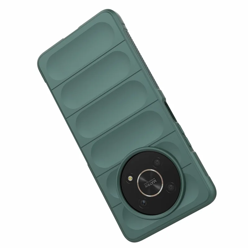 For Honor X30 5G  /  X9 4G / 5G Rugged Back Soft TPU Case Shockproof Mobile Phone Protective Cover - Green