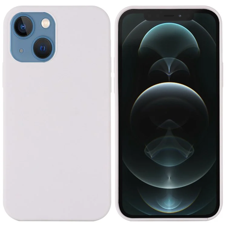 Für iPhone 14 6.1 Zoll kompatibel mit MagSafe Wireless Charging Phone Case Soft Anti-Scratch Silicone Cover - Weiß