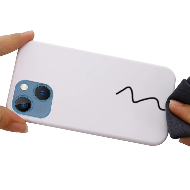 Für iPhone 14 6.1 Zoll kompatibel mit MagSafe Wireless Charging Phone Case Soft Anti-Scratch Silicone Cover - Weiß