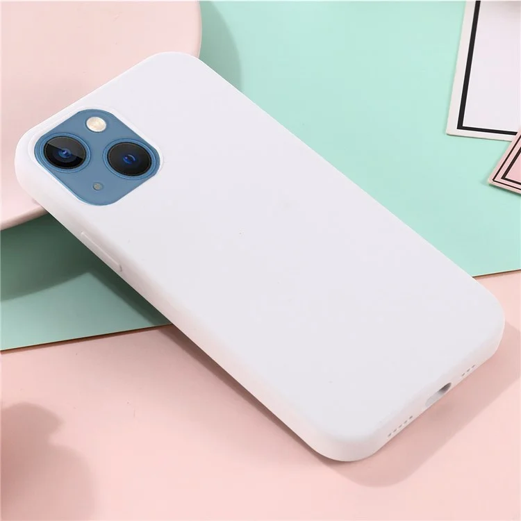 Für iPhone 14 6.1 Zoll kompatibel mit MagSafe Wireless Charging Phone Case Soft Anti-Scratch Silicone Cover - Weiß