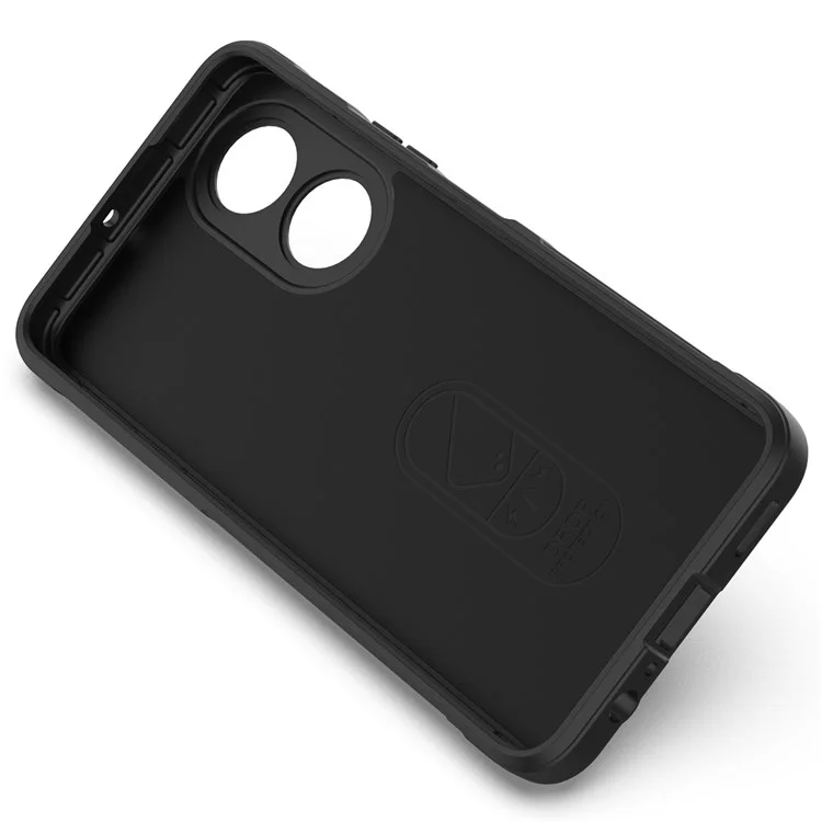 For Honor X7 4G / Honor Play 30 Plus 5G Custodia Rigida Telefono Resistente agli Urti Design Preciso Taglio Posteriore in TPU - Nero