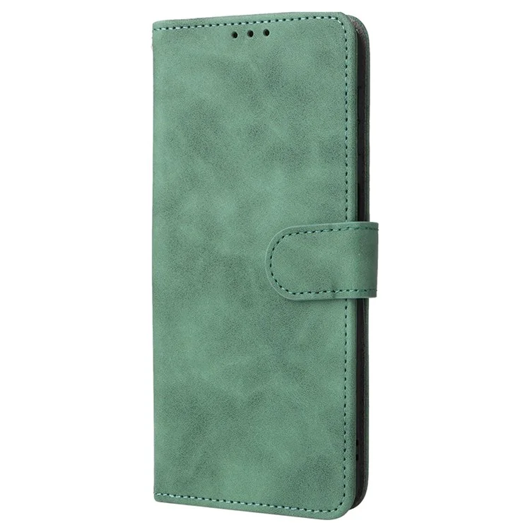 Für Samsung Galaxy M53 5G Drop Proof Folio Flip Stand Wallet PU Leder Case Skin-Touch Feeling Protective Cover - Grün