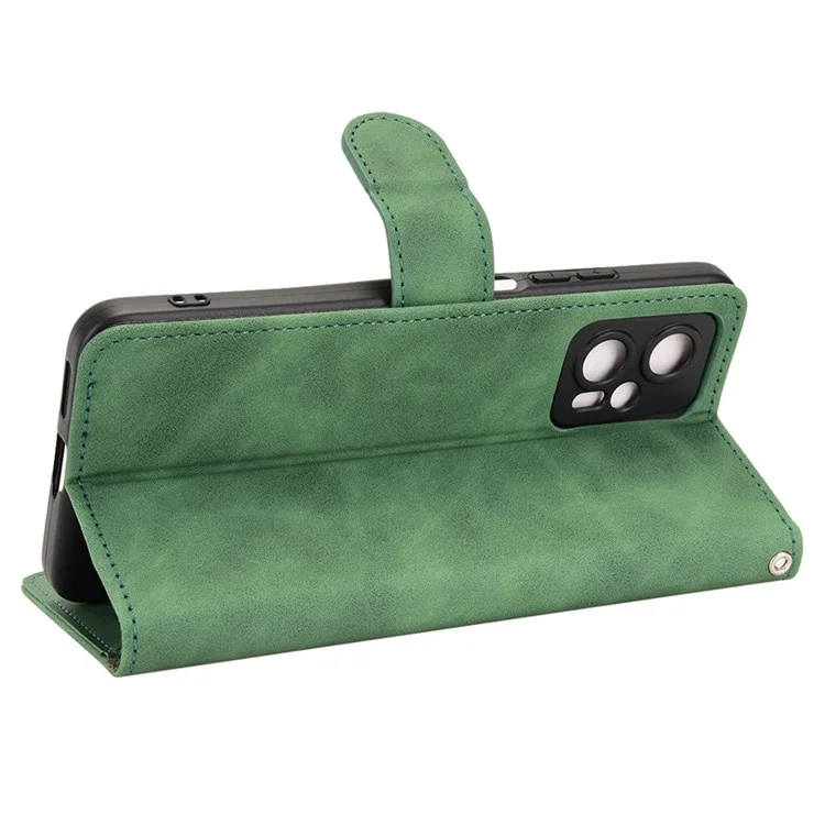 Per Xiaomi Redmi Note 11T Pro 5G / Note 11T Pro+ 5G / Note 12T Pro 5G / Poco X4 GT 5G / Redmi K50i 5G Custodia in Pelle PU Wallet Stand - Verde