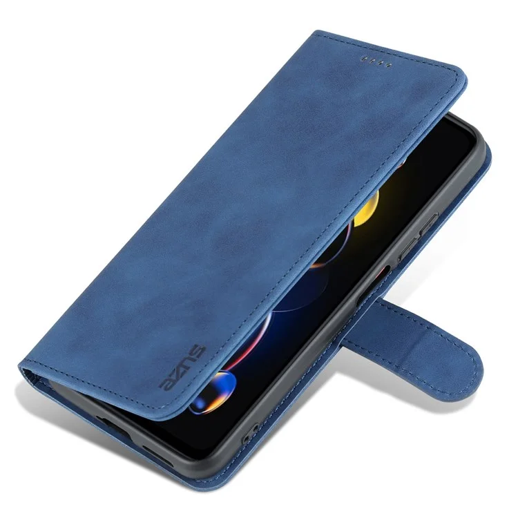 Azns Для Xiaomi Redmi Note 11t Pro 5g / Примечание 11t Pro+ 5g / Poco X4 GT 5G / Redmi K50i 5G PU - Синий