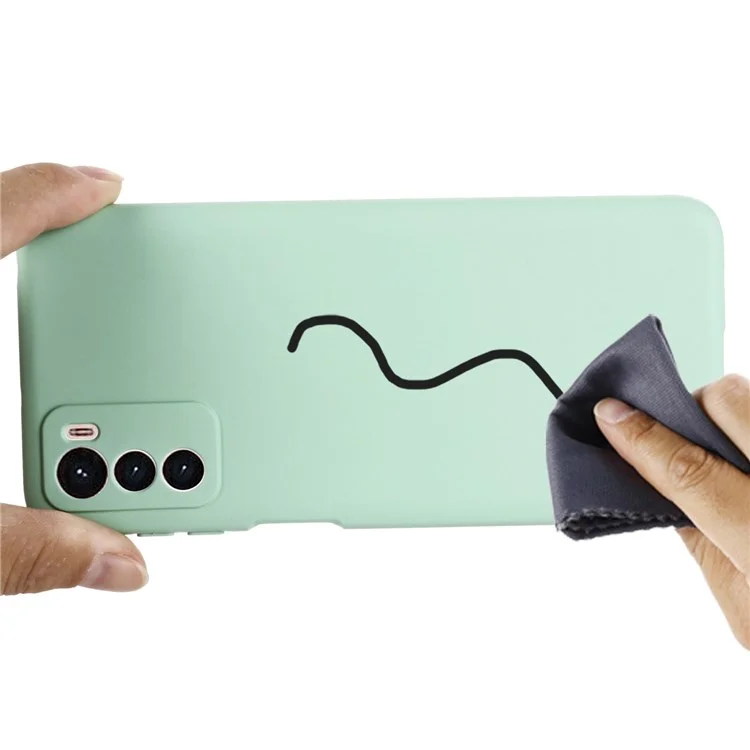 Para Motorola Moto G42 4G Anti-arranhão Silicone Macio Capa de Telefone Amortecedor Capa Anti-queda Protetor de Telefone Móvel - Verde
