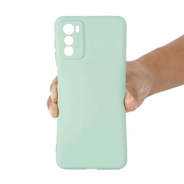 Para Motorola Moto G42 4G Anti-arranhão Silicone Macio Capa de Telefone Amortecedor Capa Anti-queda Protetor de Telefone Móvel - Verde