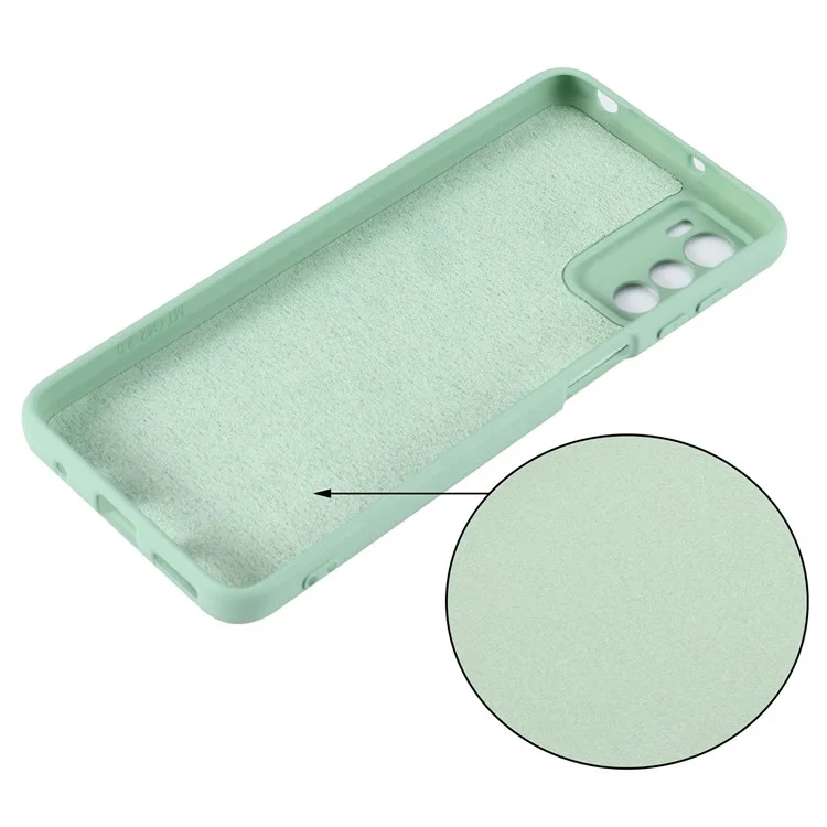 Para Motorola Moto G42 4G Anti-arranhão Silicone Macio Capa de Telefone Amortecedor Capa Anti-queda Protetor de Telefone Móvel - Verde