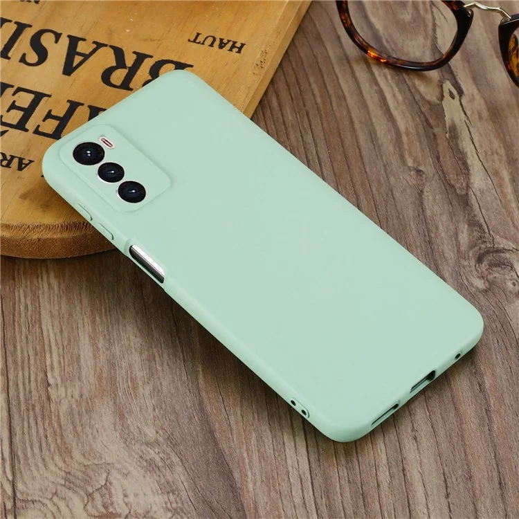 Para Motorola Moto G42 4G Anti-arranhão Silicone Macio Capa de Telefone Amortecedor Capa Anti-queda Protetor de Telefone Móvel - Verde