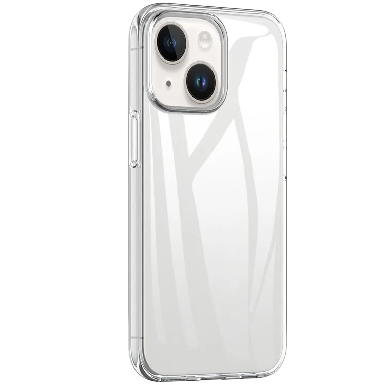 Coque de téléphone anti-empreintes digitales pour iPhone 14 Plus 6,7 pouces, housse de protection transparente et souple en TPU résistante aux chocs