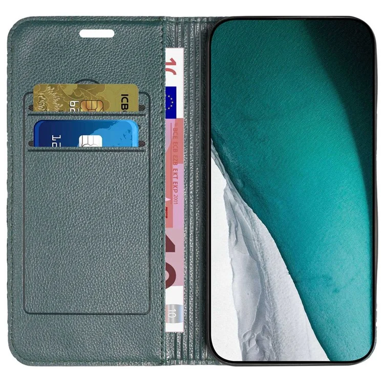 Para o Oppo A94 / A94 5G / A95 5G / F19 Pro+ 5g / Reno5 Z / F19 Pro / Reno5 F / Reno5 Lite Carteira Stand pu Caso de Couro Litchi Textura Rhombus Padrão de Cobertura do Telefone - Verde