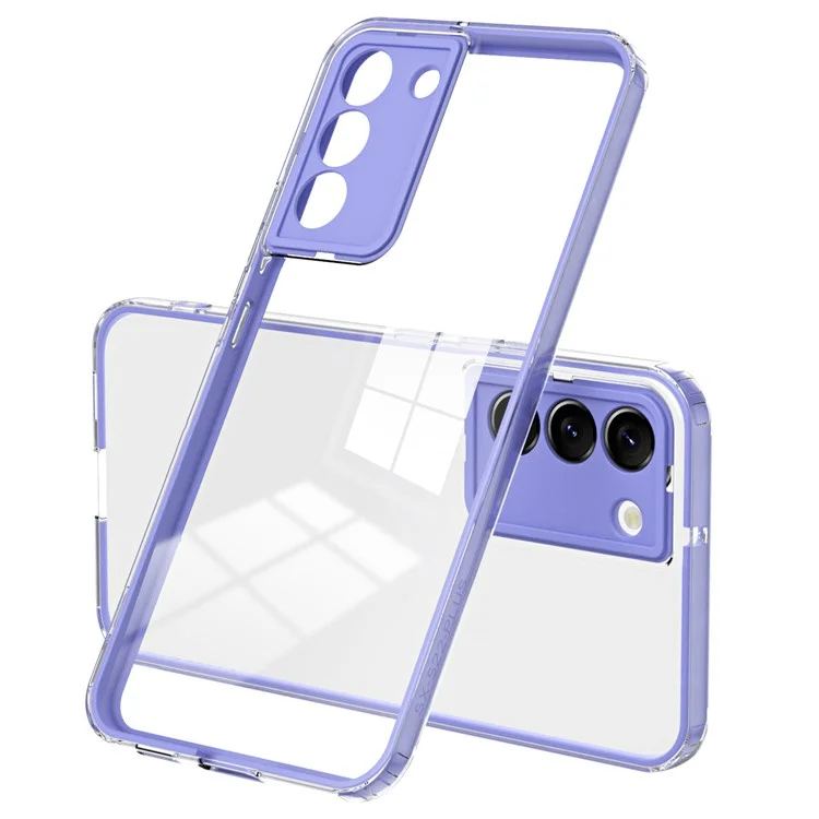 Para Samsung Galaxy S22 5G Case de Teléfono TPU Sin Deslizamiento Ultra Sin Deslizamiento Con un Colorido Shell de Protección de Teléfono Móvil Anti-scratch Anti-scratch - Violeta