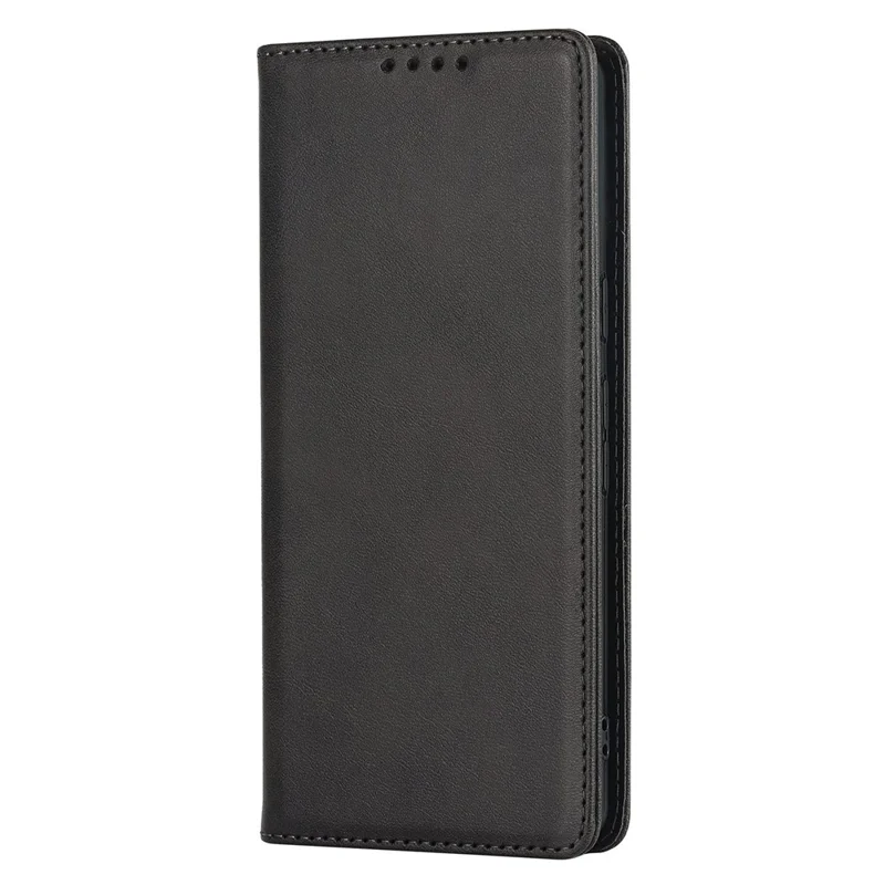 Textured PU Leather Case for Google Pixel 7 5G, Stand Wallet Design Auto Closing Magnetic Phone Cover - Black