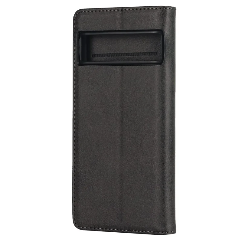 Textured PU Leather Case for Google Pixel 7 5G, Stand Wallet Design Auto Closing Magnetic Phone Cover - Black