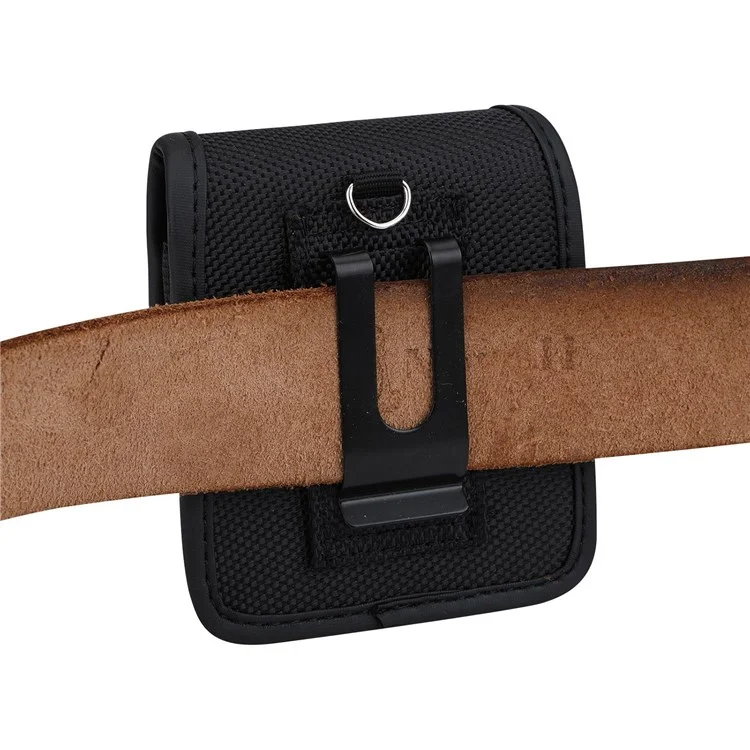For Samsung Galaxy Z Flip4 5G / Flip3 5G Oxford Cloth Waist Belt Clip Phone Case Folding Phone Bag Pouch