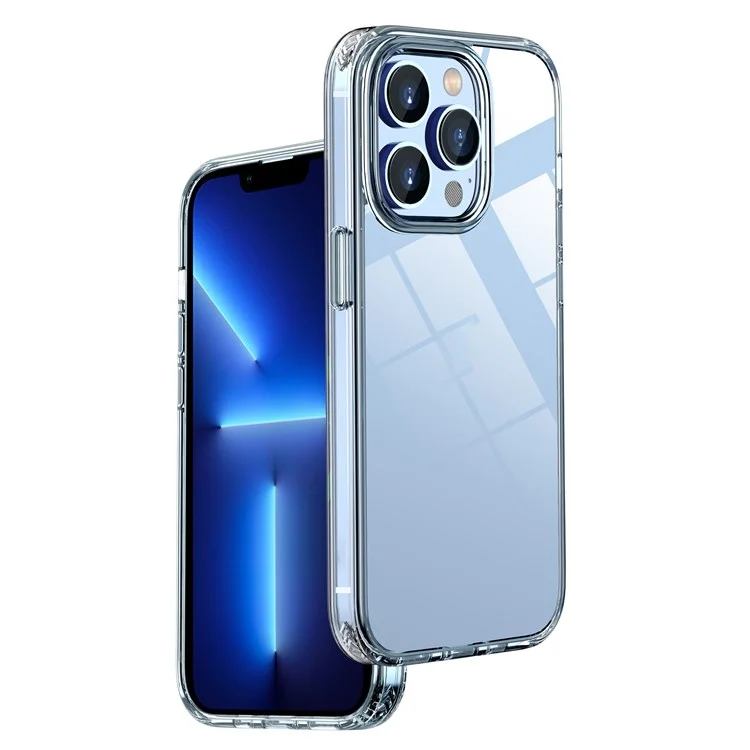 IPAKY Anti-fall Phone Case for iPhone 14 Pro 6.1 inch, Shockproof Crystal Clear Mobile Phone Bumper Cover