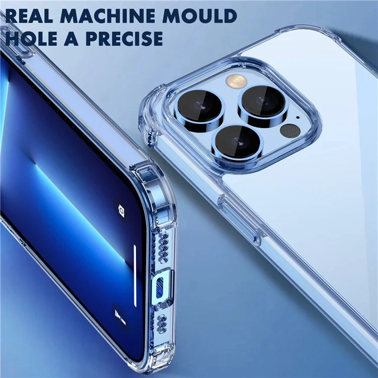 IPAKY For iPhone 14 Pro Max 6.7 inch Ultra Slim Drop-proof Phone Case Anti-scratch Hard PC TPU Frame Back Cover
