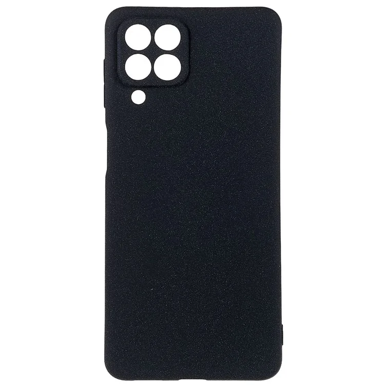 For Samsung Galaxy M53 5G Ultra Thin Anti-fall TPU Phone Case Anti-scratch Back Cover Double-Sided Matte Phone Shell - Black