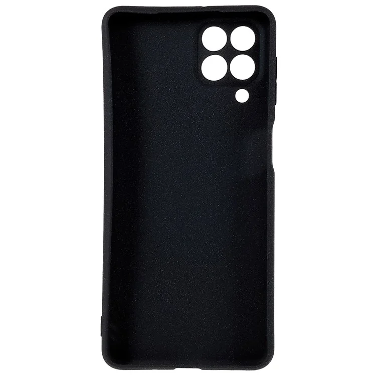 For Samsung Galaxy M53 5G Ultra Thin Anti-fall TPU Phone Case Anti-scratch Back Cover Double-Sided Matte Phone Shell - Black