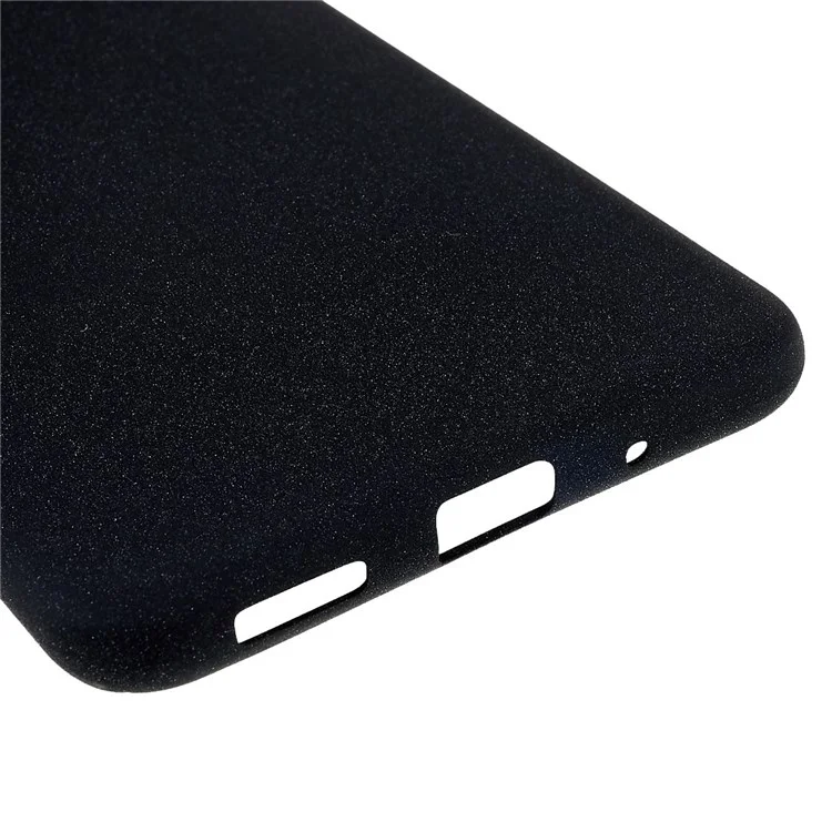 For Samsung Galaxy M53 5G Ultra Thin Anti-fall TPU Phone Case Anti-scratch Back Cover Double-Sided Matte Phone Shell - Black