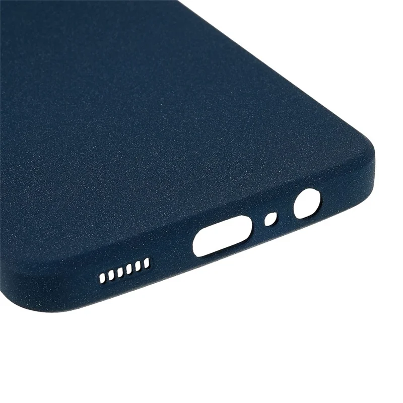 For Samsung Galaxy A13 5G / A04s 4G (164.7mm) Soft TPU Phone Case Drop-proof Back Cover Anti-wear Double-Sided Matte Phone Shell - Dark Blue