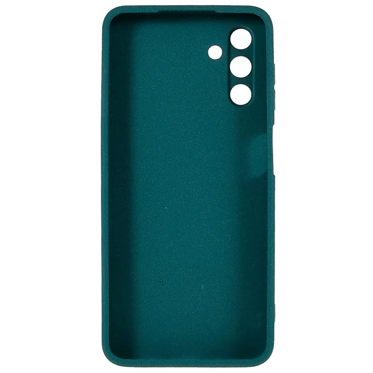For Samsung Galaxy A13 5G / A04s 4G (164.7mm) Soft TPU Phone Case Drop-proof Back Cover Anti-wear Double-Sided Matte Phone Shell - Dark Green