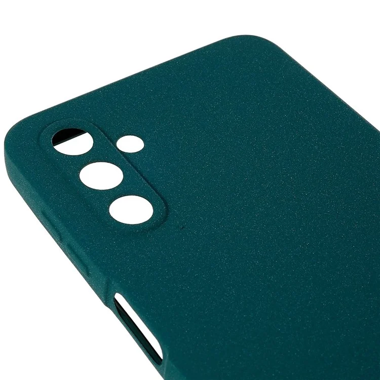 For Samsung Galaxy A13 5G / A04s 4G (164.7mm) Soft TPU Phone Case Drop-proof Back Cover Anti-wear Double-Sided Matte Phone Shell - Dark Green