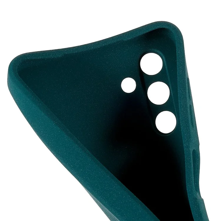 For Samsung Galaxy A13 5G / A04s 4G (164.7mm) Soft TPU Phone Case Drop-proof Back Cover Anti-wear Double-Sided Matte Phone Shell - Dark Green