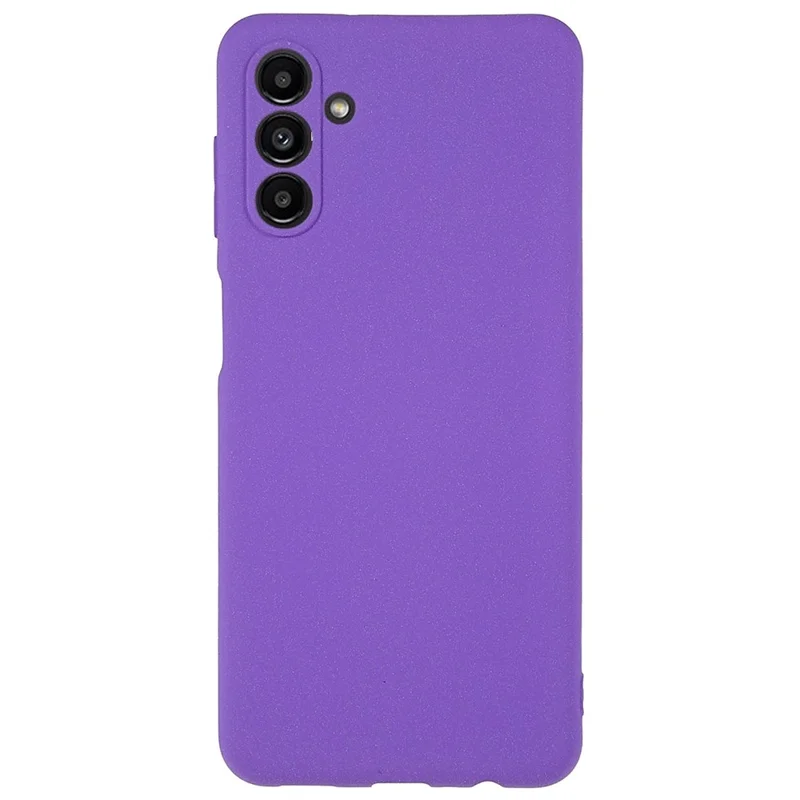For Samsung Galaxy A13 5G / A04s 4G (164.7mm) Soft TPU Phone Case Drop-proof Back Cover Anti-wear Double-Sided Matte Phone Shell - Purple