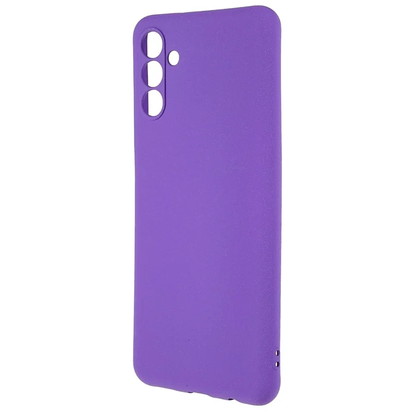 For Samsung Galaxy A13 5G / A04s 4G (164.7mm) Soft TPU Phone Case Drop-proof Back Cover Anti-wear Double-Sided Matte Phone Shell - Purple