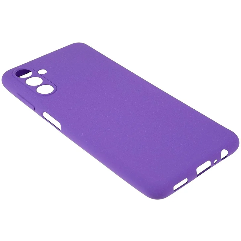 For Samsung Galaxy A13 5G / A04s 4G (164.7mm) Soft TPU Phone Case Drop-proof Back Cover Anti-wear Double-Sided Matte Phone Shell - Purple