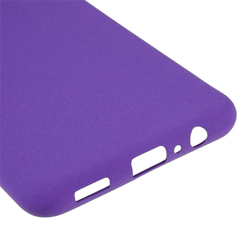 For Samsung Galaxy A13 5G / A04s 4G (164.7mm) Soft TPU Phone Case Drop-proof Back Cover Anti-wear Double-Sided Matte Phone Shell - Purple
