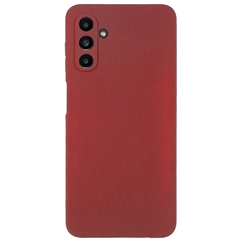 For Samsung Galaxy A13 5G / A04s 4G (164.7mm) Soft TPU Phone Case Drop-proof Back Cover Anti-wear Double-Sided Matte Phone Shell - Red
