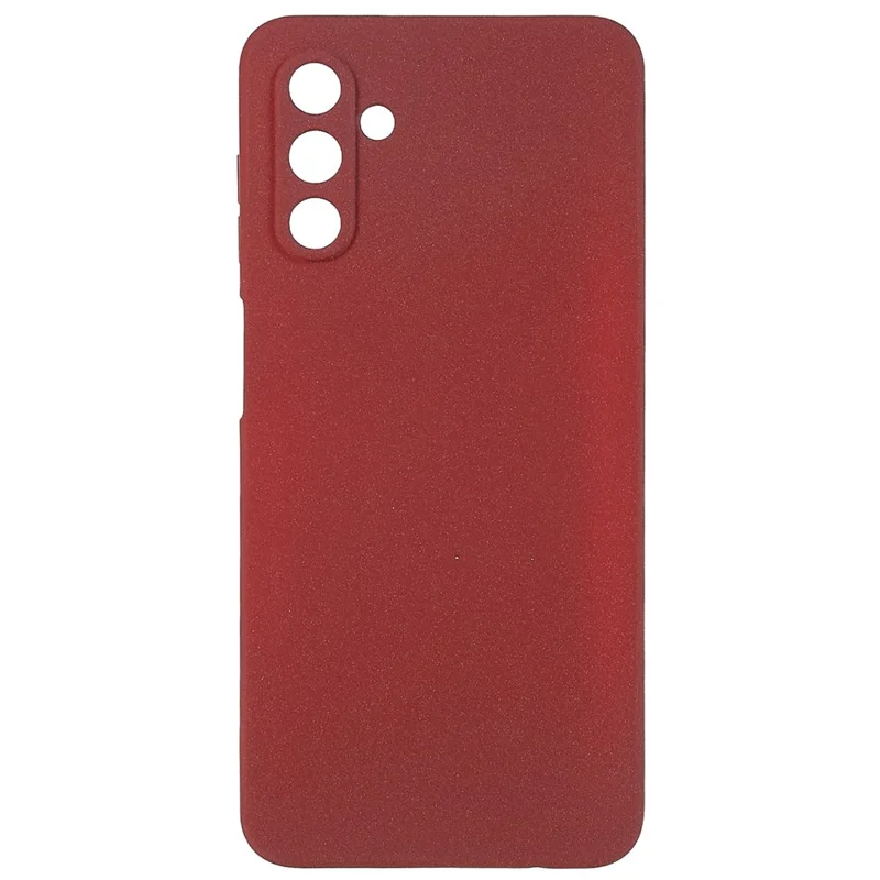 For Samsung Galaxy A13 5G / A04s 4G (164.7mm) Soft TPU Phone Case Drop-proof Back Cover Anti-wear Double-Sided Matte Phone Shell - Red
