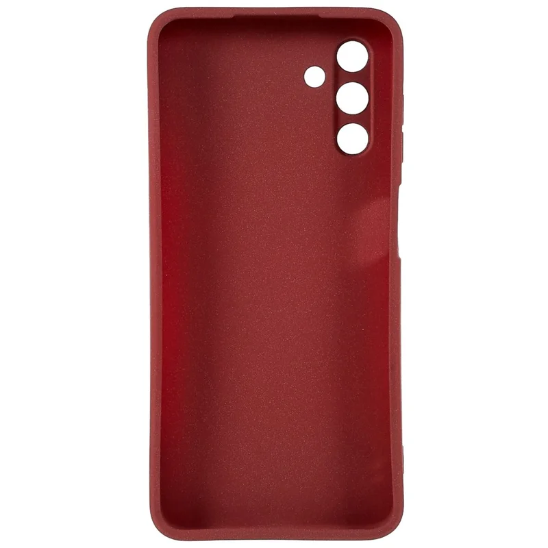 For Samsung Galaxy A13 5G / A04s 4G (164.7mm) Soft TPU Phone Case Drop-proof Back Cover Anti-wear Double-Sided Matte Phone Shell - Red