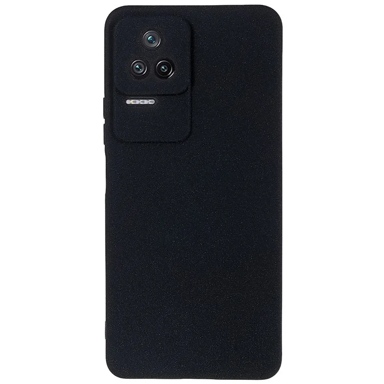 Per Xiaomi Redmi K40S 5G / Poco F4 5G Ultra Sottile Custodia Per Telefono TPU Anti-fall Shell a Doppia Facciate - Nero