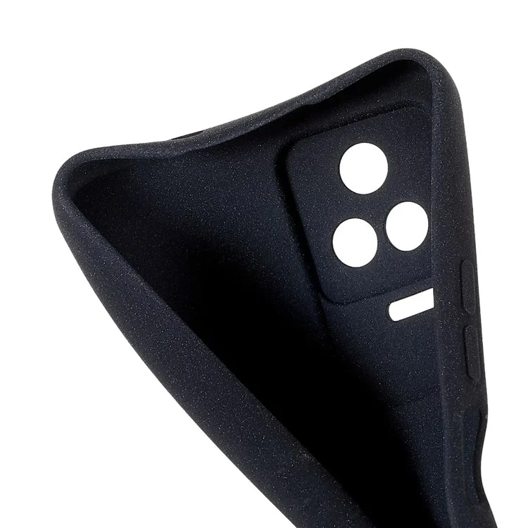 Per Xiaomi Redmi K40S 5G / Poco F4 5G Ultra Sottile Custodia Per Telefono TPU Anti-fall Shell a Doppia Facciate - Nero