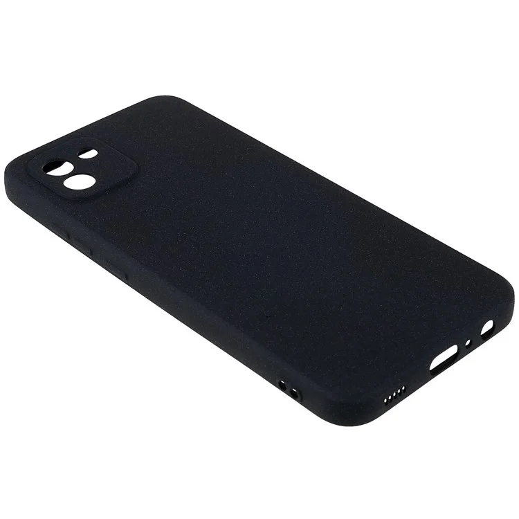 Per Samsung Galaxy A03 (164,2 x 75,9 x 9,1 mm) Custodia per telefono cellulare in TPU morbido a prova di caduta Custodia per telefono cellulare a doppia faccia opaca - Nero