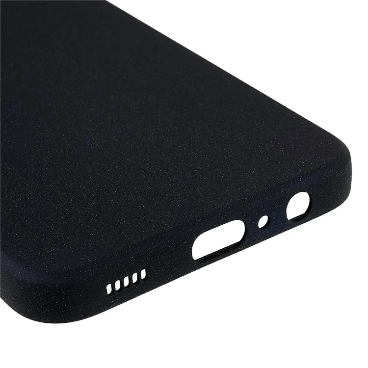 Per Samsung Galaxy A03 (164,2 x 75,9 x 9,1 mm) Custodia per telefono cellulare in TPU morbido a prova di caduta Custodia per telefono cellulare a doppia faccia opaca - Nero