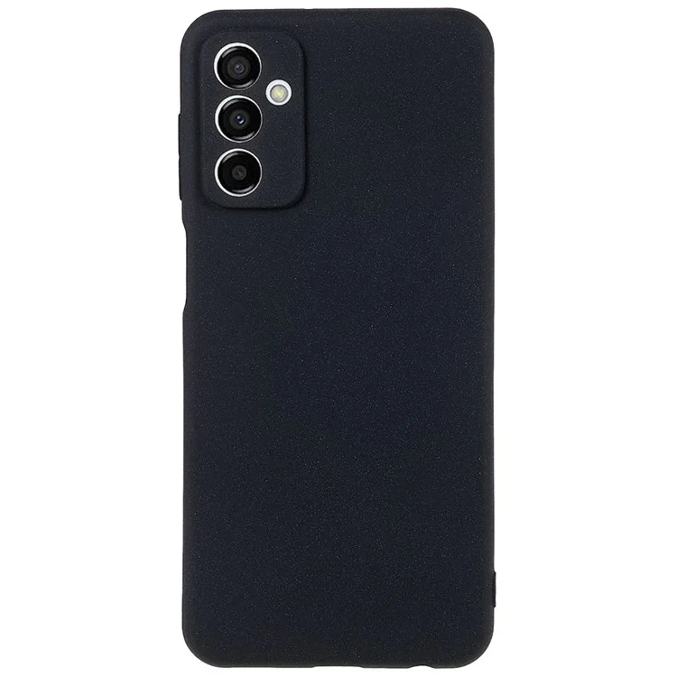 Para Samsung Galaxy M23 5G / F23 5G Soft TPU Capa de Telefone Caso de Dupla Face Fosco Anti-Choque - Preto